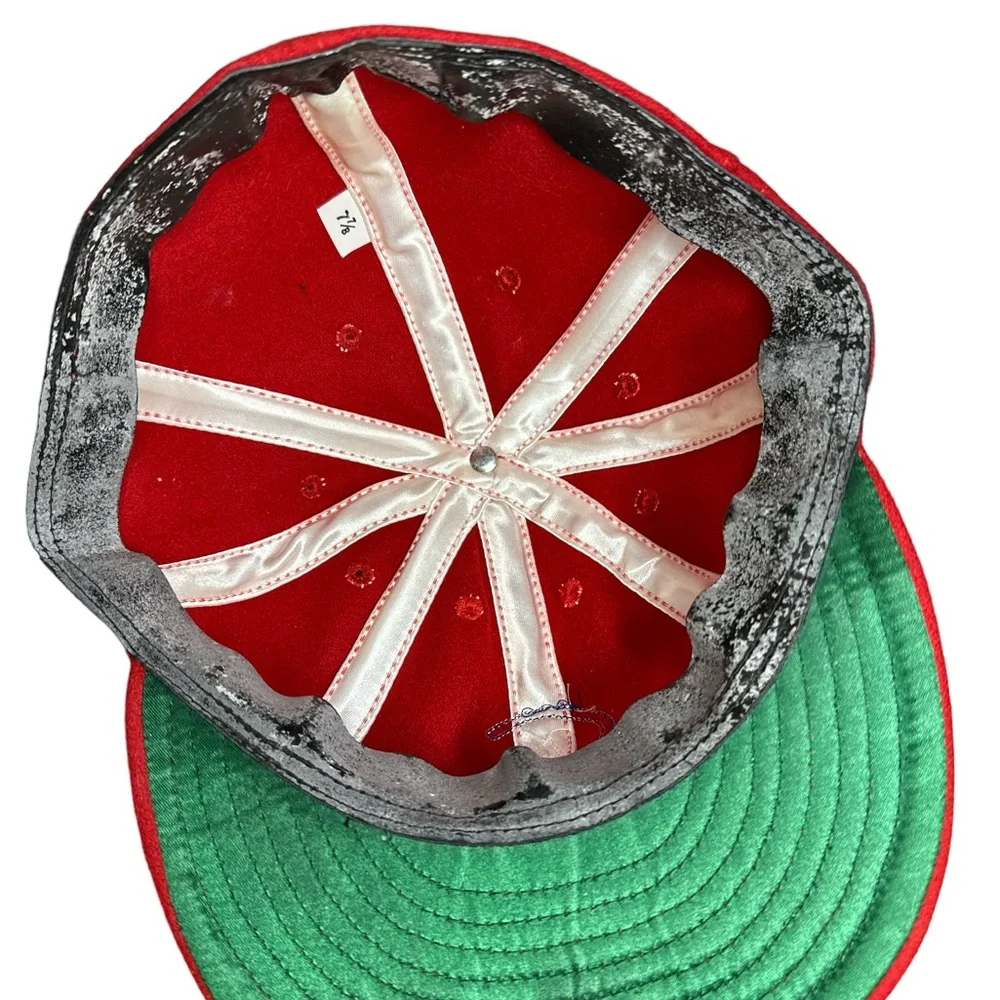 EFF Ebbets Field Flannels Vintage Hat Cap CA Logo Cali Wool Size 7- 7/8 Baseball